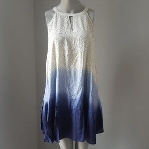 Umgee Ombre Floral Tunic Dress Boho SzM NWT